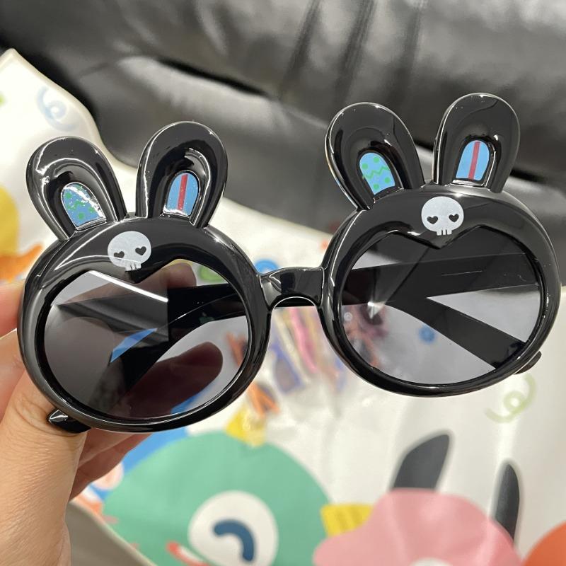 Colorful Boys and Girls Easter Rabbit Decoration Glasses Playful Stylish Cute Cartoon Rabbit Glasses Funny Shades for Summer