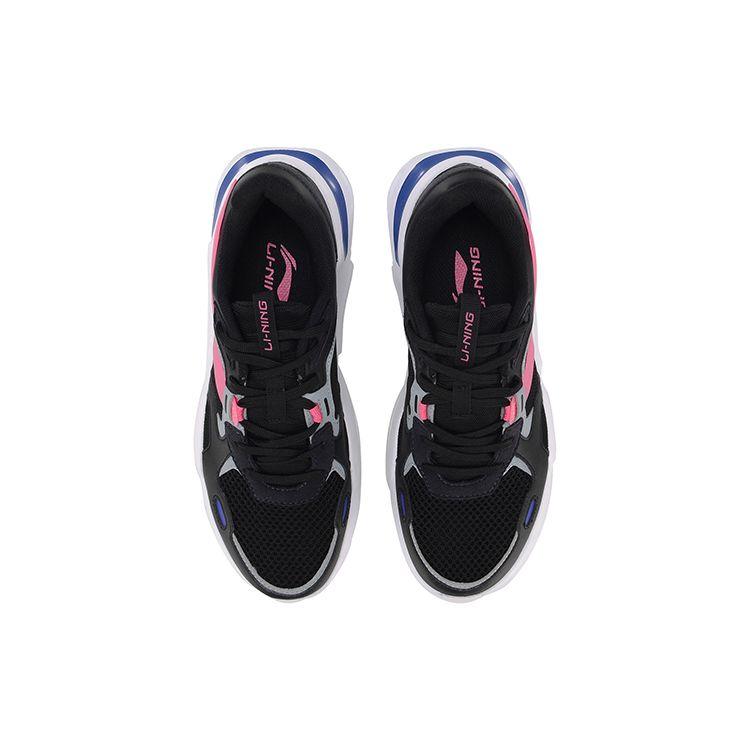 Li Ning Mark Trendy Casual Sports Shoes Women Sneakers Black Pink AGLP048-3