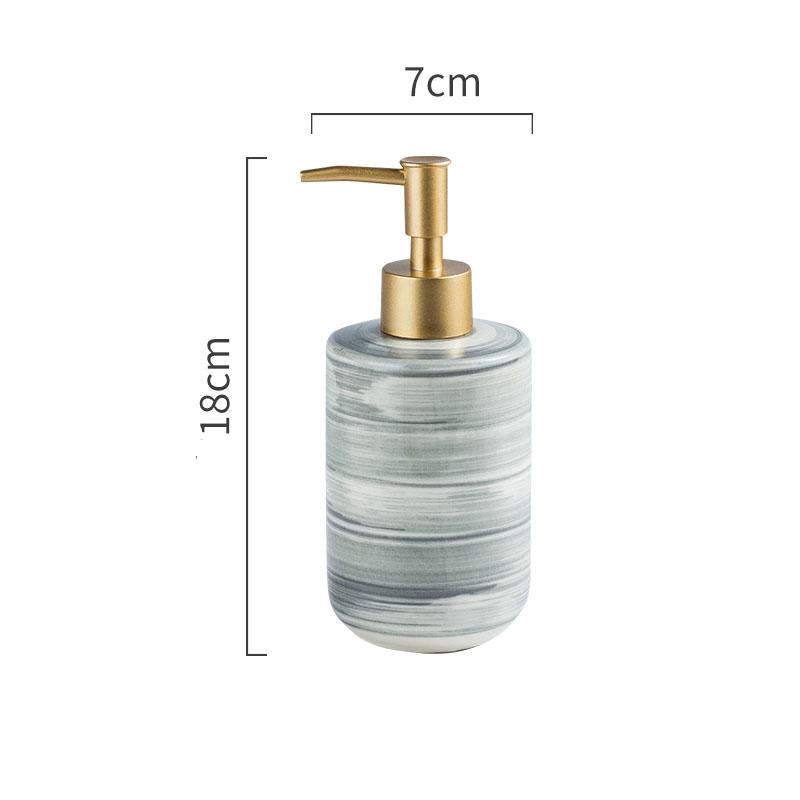 

Креативный цвет Дозатор для мыла для ванной комнаты Керамический круглый флакон для шампуня Квартира Отель Флакон с помпой для лосьона Флакон для жидкого мыла для рук для туалета