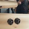 A Complete Set of Two Router Nuts Specifically Engineered to Enhance Performance on DEWALT's Popular BW Series