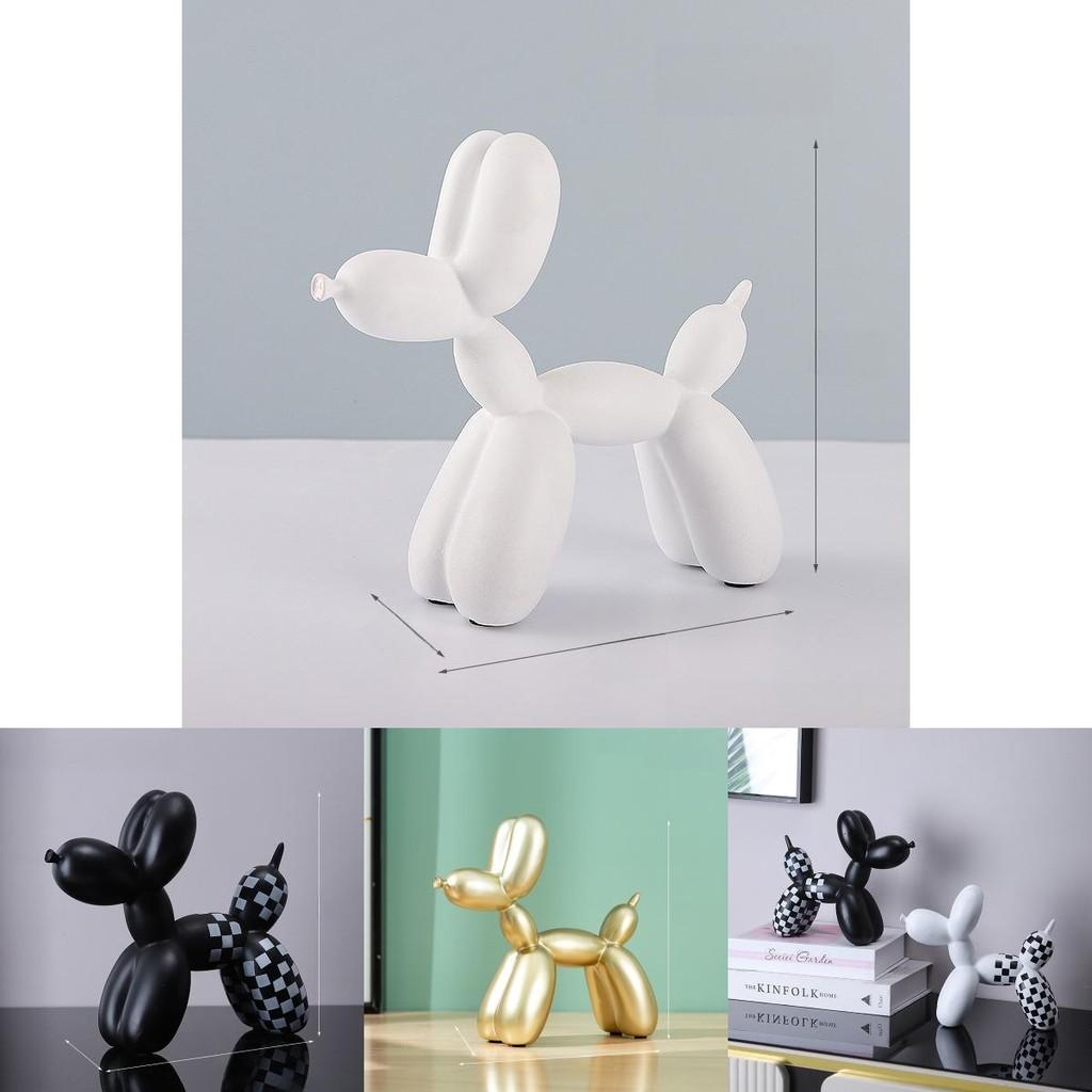 Escultura Moderna de Perro Globo de Resina Estilo Nórdico para Decoración de Hogar, Oficina, Sala de Estar, Regalo