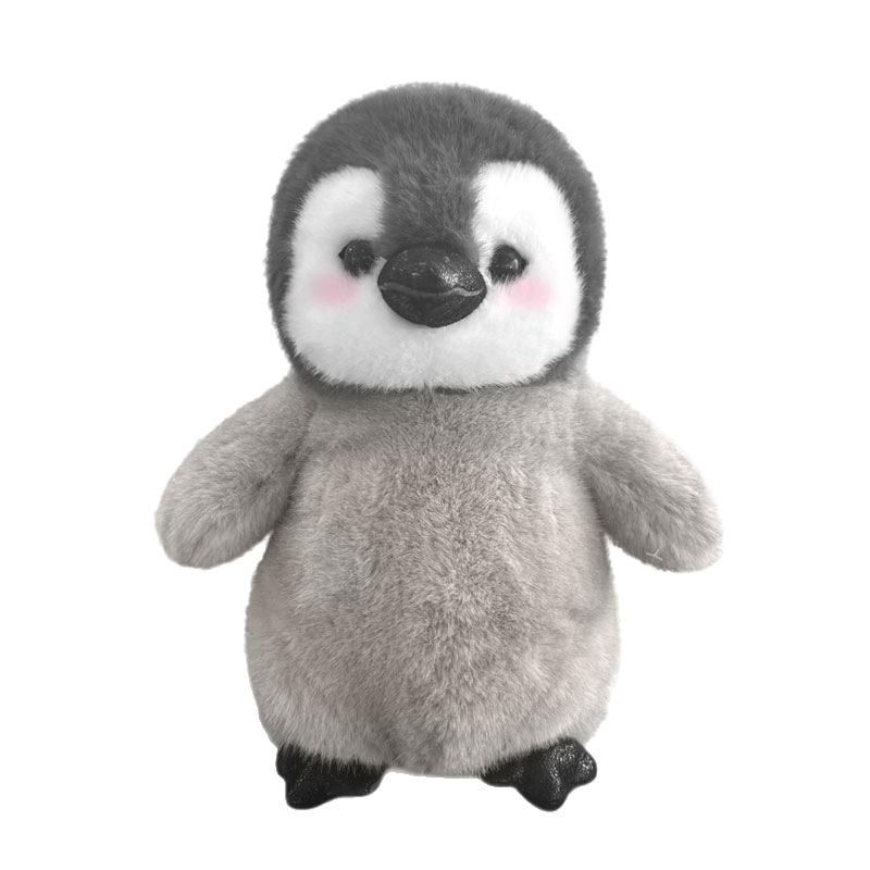 Nuova Bambola Pinguino Polare Peluche Pinguino Imperatore Bambola Pinguino Grigio Regalo per Bambini