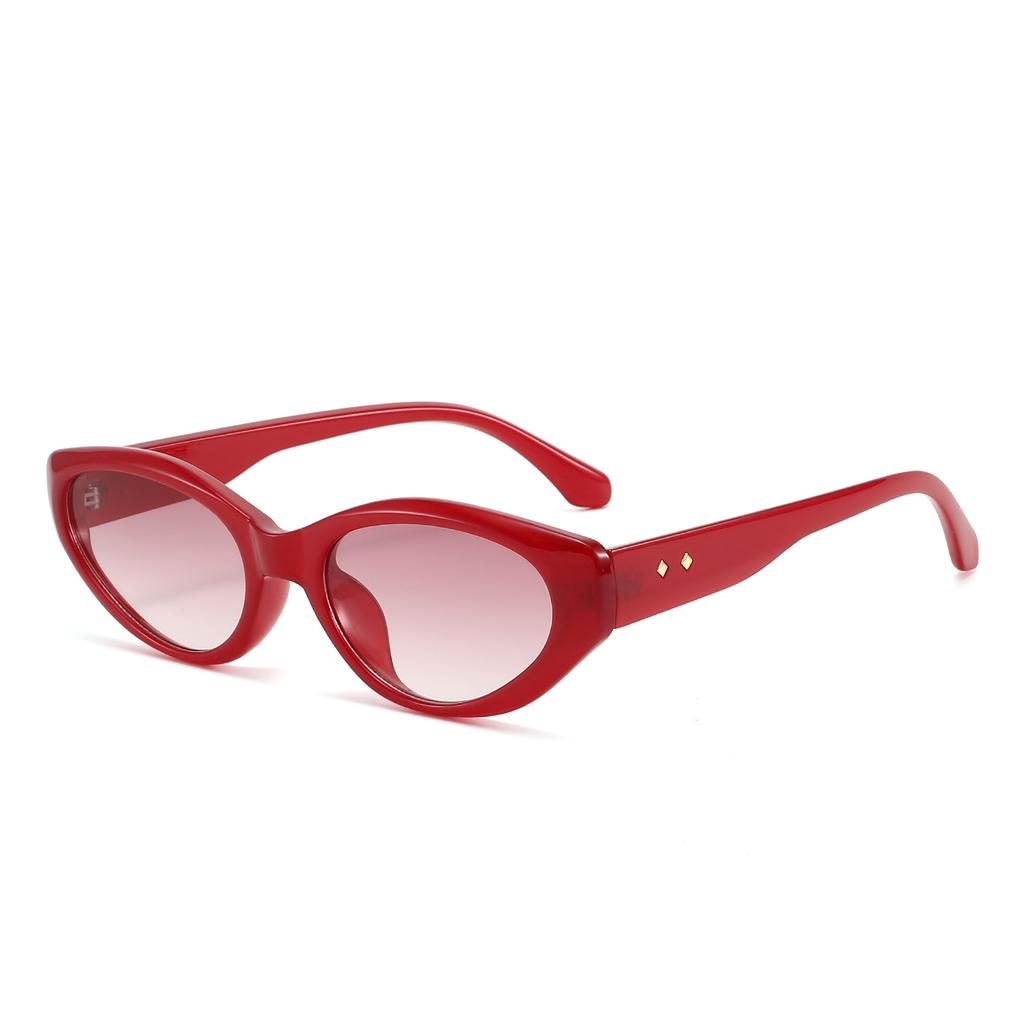 Internet celebrity sunglasses women's retro small frame cat eye sunglasses fashion anti-ultraviolet sunglasses men's tide
