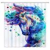 Horse Shower Curtain Western Masculine Horses Run In Farm Field Animal Farmhouse Bath Curtain Waterproof Polyester Fabric Decor