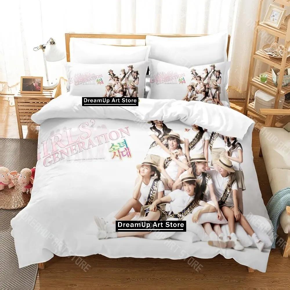 3D Printed Girls KPOP Generation Bedding Set for Boys Girls Duvet Cover Pillowcase Twin Queen King Full Single Double Sizes