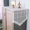 Refrigerator Cover Cloth Single Opening Washing Machine Cover Refrigerator Dust Cover Lace Oil Proof Cover Cloth Covering Dust Cloth