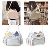 Cute Cat Crossbody Purse Unique Single Shoulder Bag Cartoon Backpack Travel Casual Daypacks for Fashion Enthusiasts  Brown