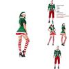 Stylish And Durable Adult Santa's Helper Elf Costume For Holiday Fancy Dress