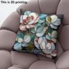 Vintage Enamel Floral Pillow Covers Pattern Cushion Cover Suitable for Sofa Bedroom Car Pillow Cover
