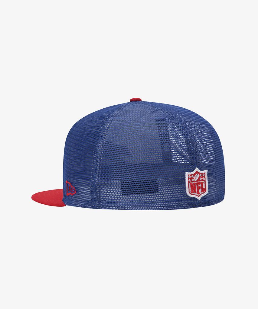 New Era Nfl Buffalo Bills Basic Mesh Fitted Cap Optic White/Scarlet 15131686