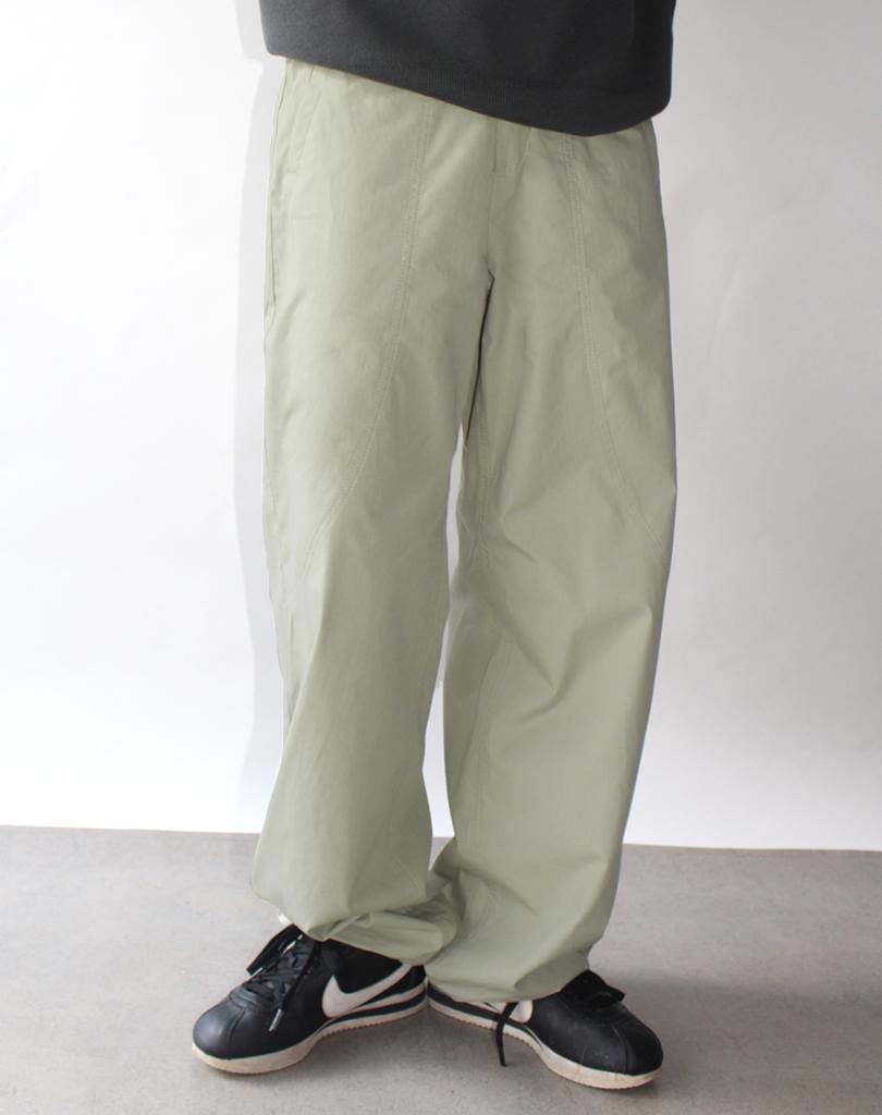 PMCO Curved Cut Wide Pants (Khaki Beige)