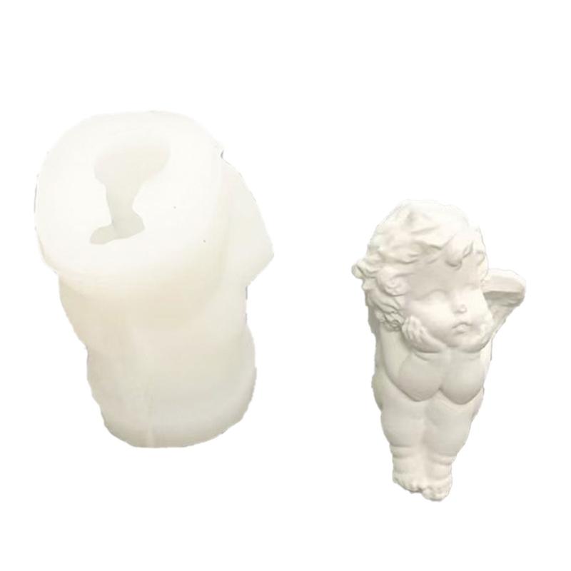 Statue Silicone Mold Candle Mold Non-stick Easy to De-mold for Making Candle Plaster Home Decorations