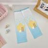 Kids' Ice Silk Sun Protection Arm Sleeves: Cute Cartoon Design for Boys and Girls