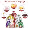 15PCS/SET Christmas Drawstring Gift Bag Party Children Kid Candy Gift Bag Aluminum Foil Box Happy New Year Xmas Eve 2026