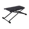 Guitar Foot Rest Folding 6  S Height   Alloy Guitar Stool with Rubber Pad Non Slip Portable Compact for Musicians Black