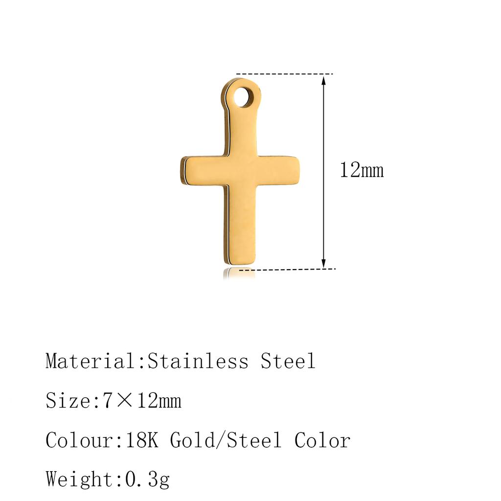 5PCS Mini Star Moon Charms For Making Necklace Bracelet Pendants Findings stainless steel Flower Love Charm DIY Handmade Jewelry