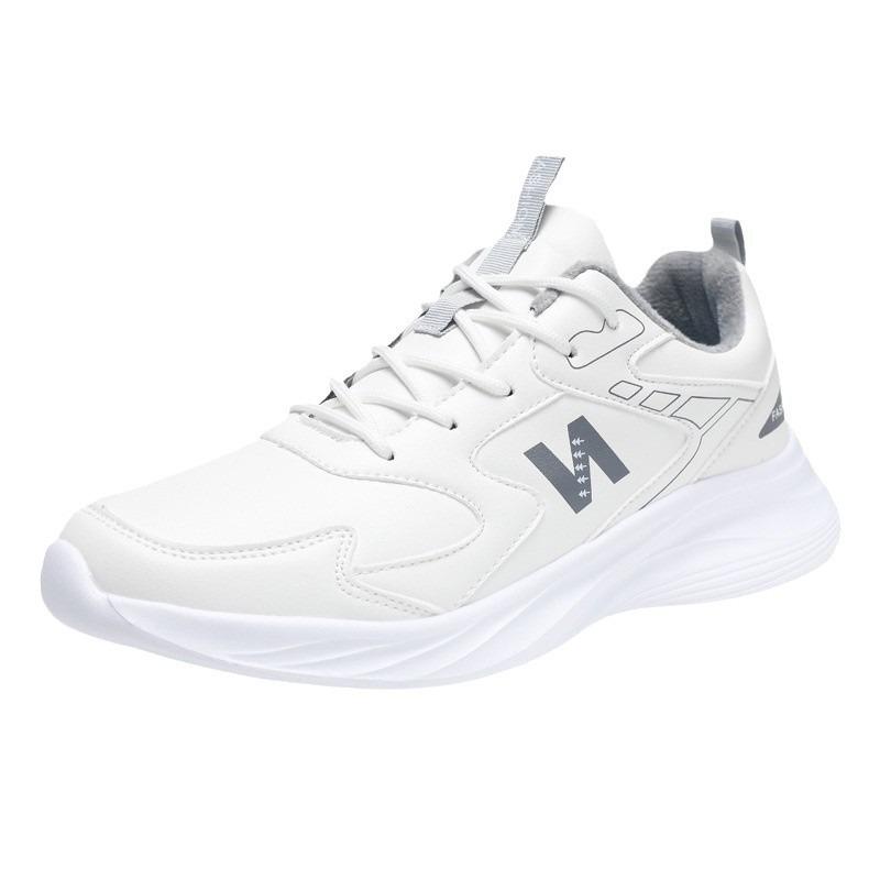 Autumn and Winter Men's and Women's Velvet Warm and Comfortable Running Sports Shoes Lightweight Shock-absorbing Soft-soled Couple Casual Shoes