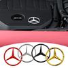 Für Mercedes Benz 1 Stück 70mm Auto Motor Emblem Motorhauben Aufkleber 3D Metall Emblem Dekoration Aufkleber für Mercedes Benz AMG A B C S Klasse