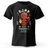 Japans Octopus Chef Bedrukt 100% Katoenen T-shirt, Zacht & Ademend Ronde Hals Korte Mouw Tee, Unisex Fun & Culturele Stijl