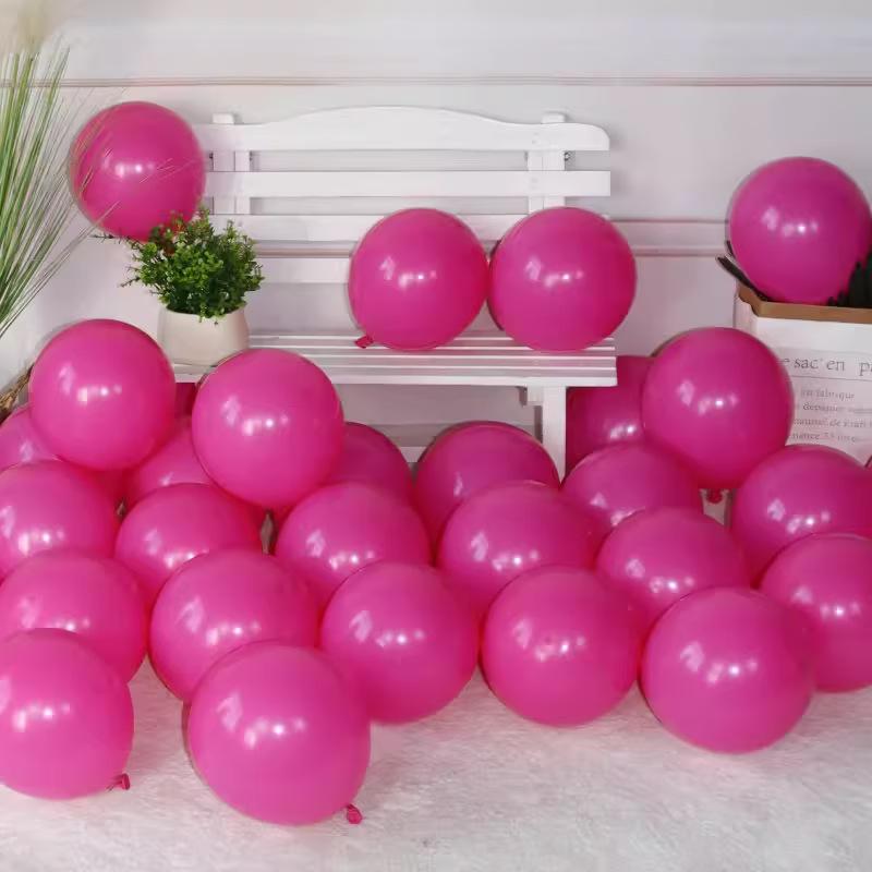 Thickened 10-Inch Matte Balloons - 1,000 Pieces for Weddings & Birthdays