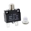 2 Pieces Circuit Breaker Overload Switch Resettable 15A +20A
