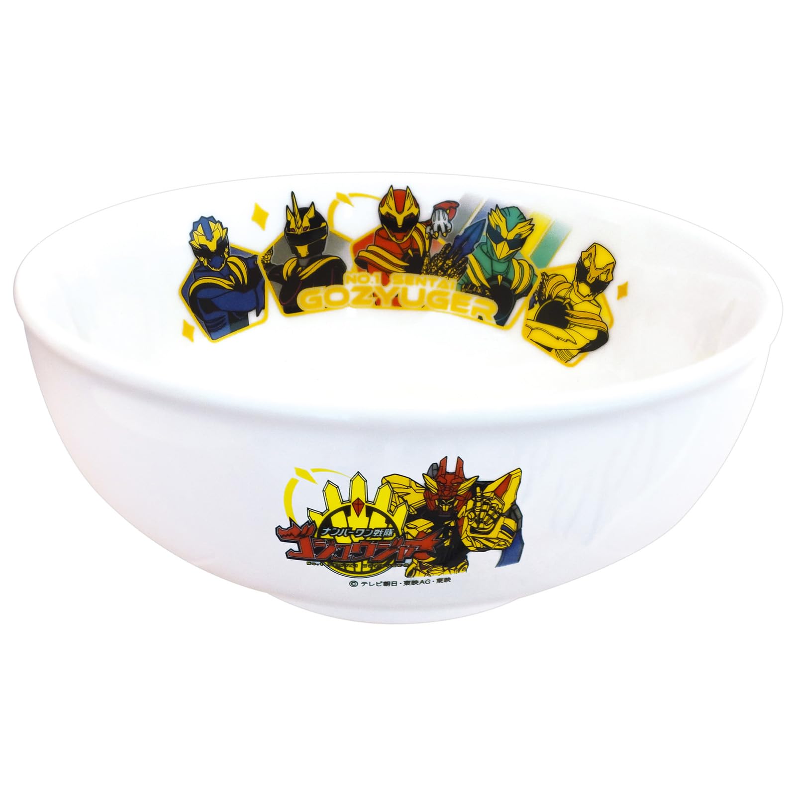 

One Sentai Ramen 15 x 6 Microwave and Dishwasher Made in Product Number 032135 Number Gojuger Bowl, Approx. cm, Safe, Tableware, Goods, Japan, белый