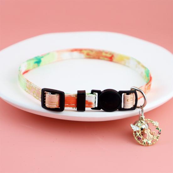 Pet Collar Comfortable Decorative Adjustable Kitten Supplies Bells Bright Necklace for Kitty