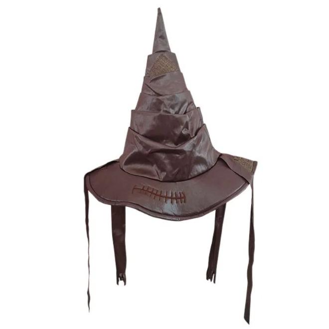 Dress Up Witch Hat Leather Halloween Ornament Creative Sorting Hat  Children