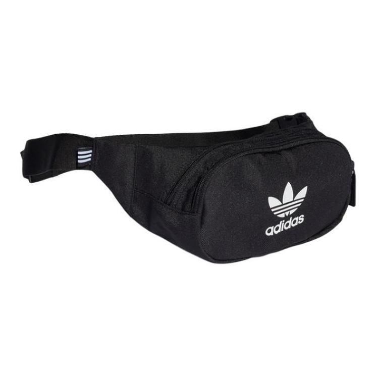 adidas Originals Classic Big Logo Basic Polyester Crossbody Chest Waist Bag Unisex Bags Black DV2400