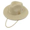 Chapeau Femme Chapeau de Paille Herbe Salée Lettre Jazz Chapeau de Soleil Hommes et Femmes Été Panama Jazz Chapeau de Soleil Plage Vacances Extérieur Vente en Gros