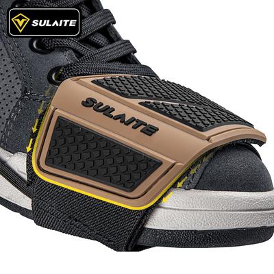 SULAITE Motorcycle Shift Pad Gear Shoe Cover Durable Lightweight Boot Protector Adjustable for Riding Moto Accessaries