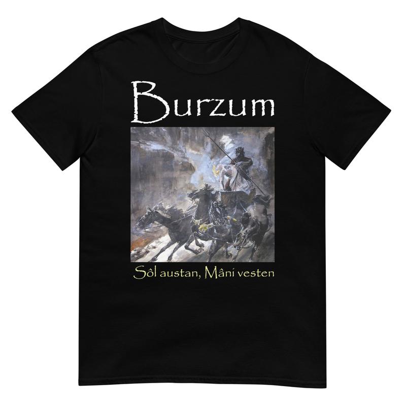 1BURZUM "Sol austan, Mani vestan"Unisex T-shirt Graphic Tee