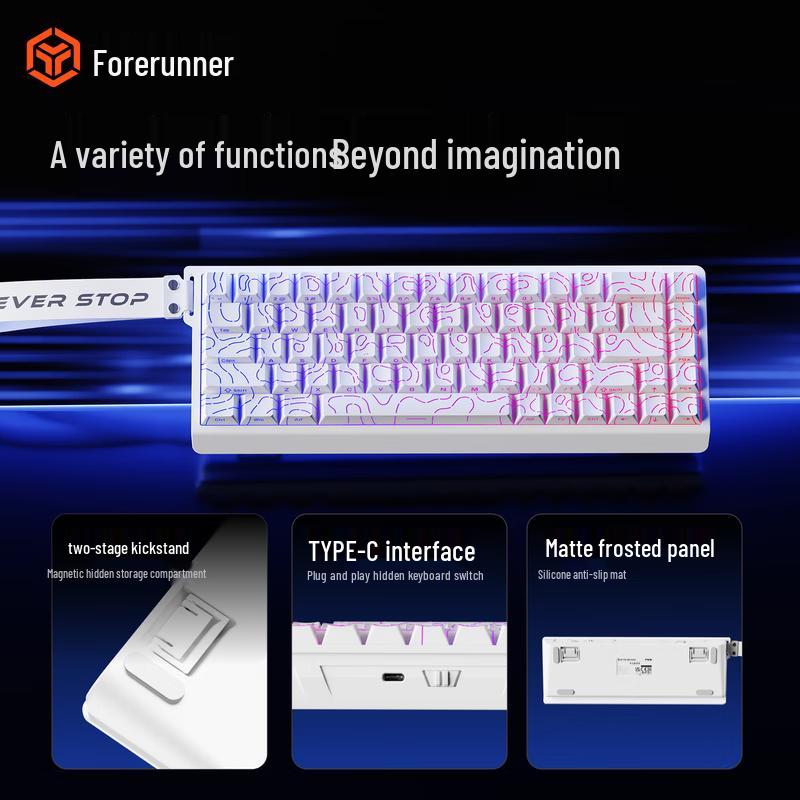 Forerunner F68 Wired Gaming & Office Membrane Keyboard
