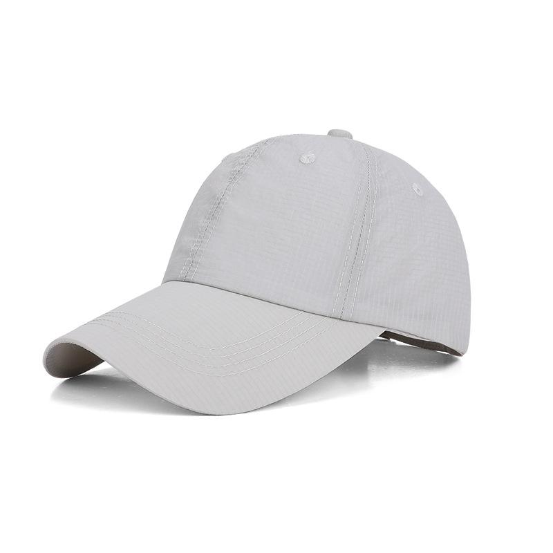 

Summer Sunshade Sunscreen Cap Quick-Drying Waterproof Baseball Cap Men s Outdoor Sports Cool Breathable Cap серый