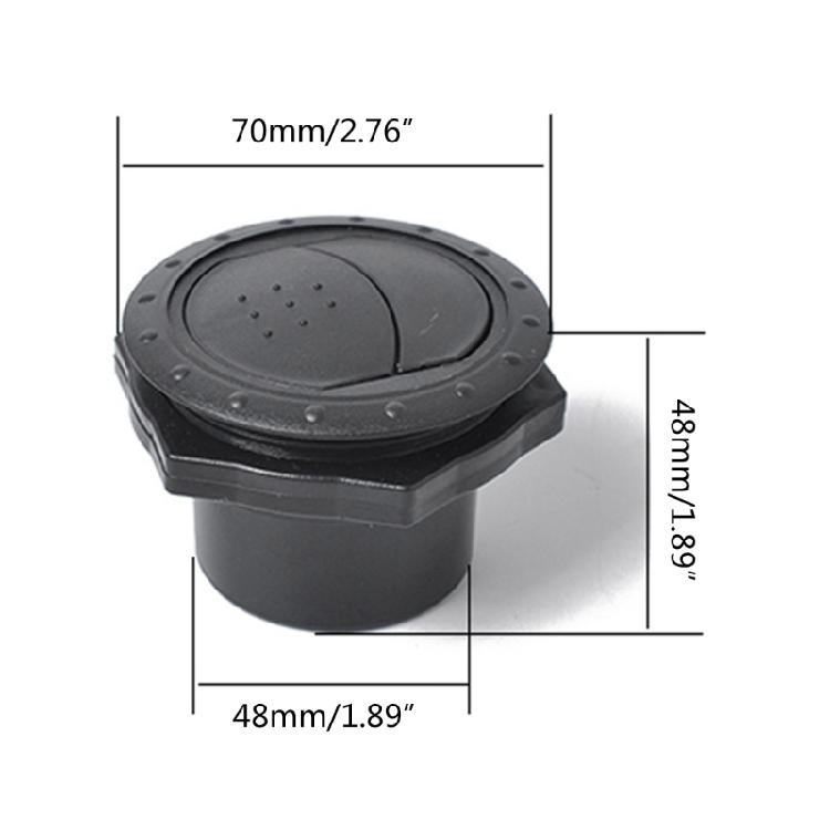 Camper-Caravan RV Car Dashboard Rotation Air Conditioning Outlet Vent Deflector