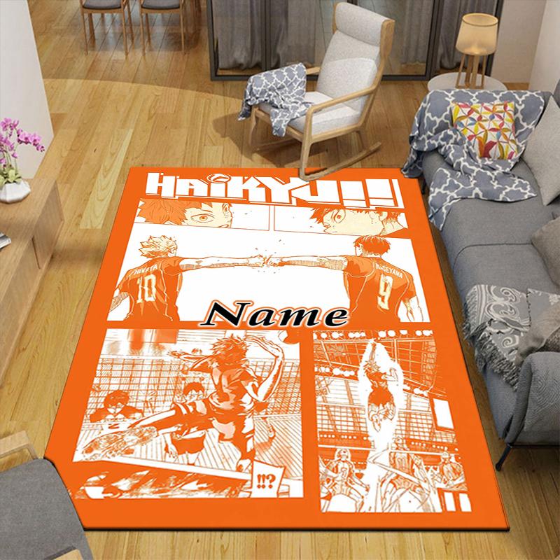 Custom 1Pc Volleyball Spirit Teamwork Triumphs Rug Office Carpet Indoor Outdoor Entrance Doormat Nonslip Soft And Comfortable Living Room D291580