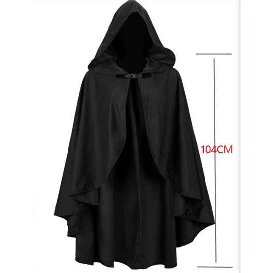 Medieval Halloween Retro Hooded Cape
