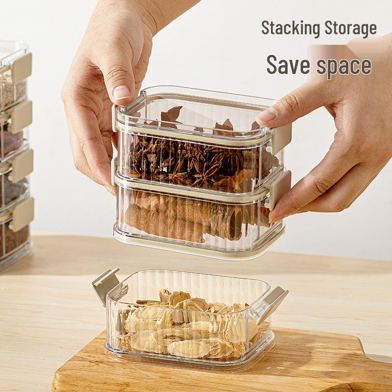 Custom Sealed Food-Grade Storage Jar for Spices, Beans, Nuts, Grains, and Cereals