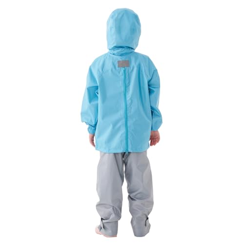 Logos Kids' Rain Suit, Aqua Blue, Size 140, 34010121