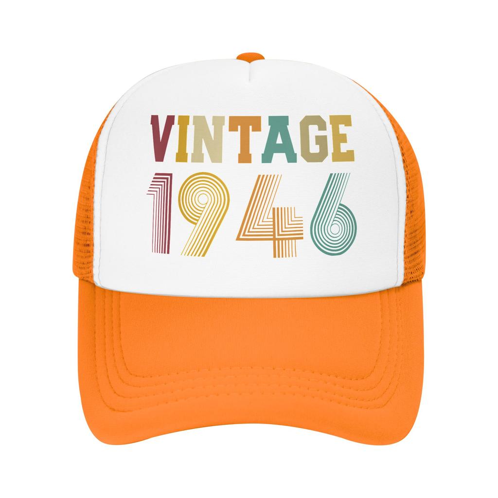 Th Birthday Born Year Old Mesh Baseball Caps Unisex Women Casual Sun Hat Hats Adjustable Summer Trucker Hats