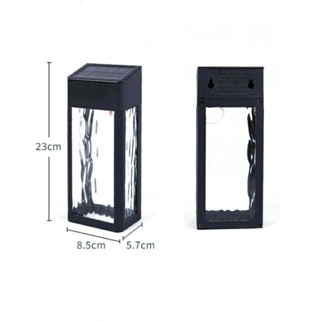 New LED Solar Wall Lamp Villa Entrance Garden Lamp High-end Modern Style Courtyard Decoration Outdoor Waterproof Solar Street Li