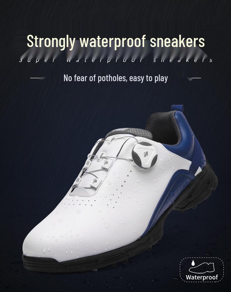 PGM Men's Spikeless Waterproof Golf Shoes - Anti-Slip & Breathable for Summer