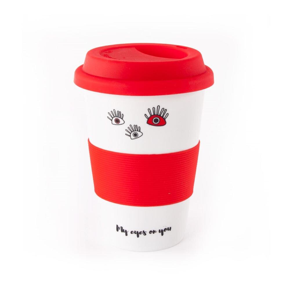 

Biggdesign Gozum Sende Kapakli Kirmizi Seramik Mug