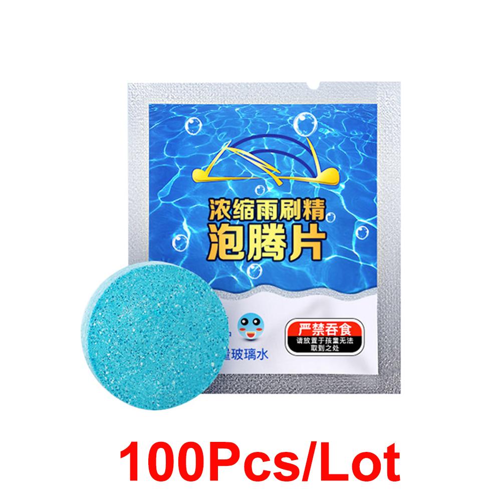 

100/500 шт. (1шт=4л) Автомобильное лобовое стекло Конденсированное шипучее таблетированное средство для мытья стеклоочистителей Твердое концентрированное средство для мытья стеклоочистителей Таблетки