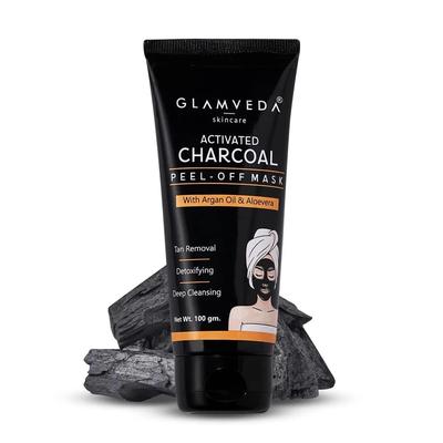 Glamveda Aktivkohle Peeling-Maske Für Alle Hauttypen 100g