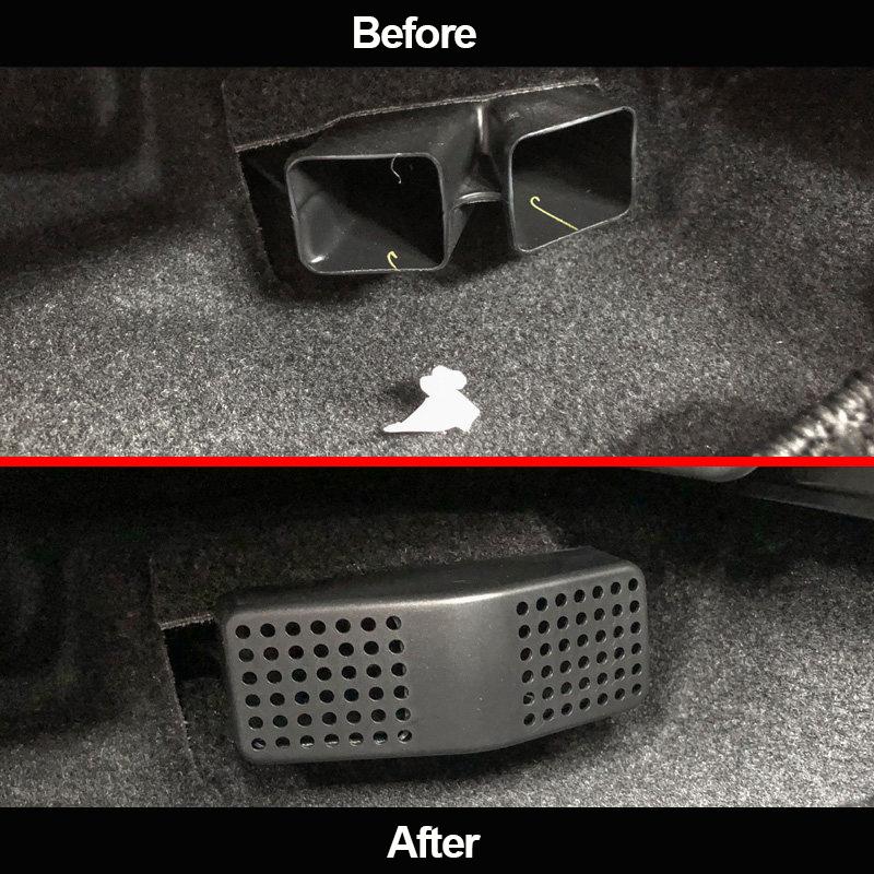 Für Toyota Corolla 2022 E210 12th Auto Rücksitz Unter Air Vent Outlet Abdeckung Fall Schutz Maske Auto-Zubehör