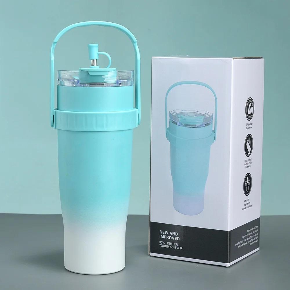 316 Stainless Steel Insulated Water Bottle Large Capacity Office Double Drink Cup  Children