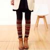 Loose Socks Knitting Warm Acrylic Fiber Stretch Bohemia Style Socks for Daily Life