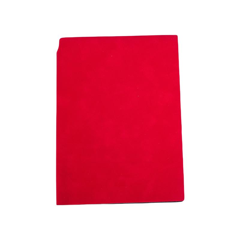 A5 Multi-Color Soft Leather Notebook with Built-In Pen Holder for Business Meetings