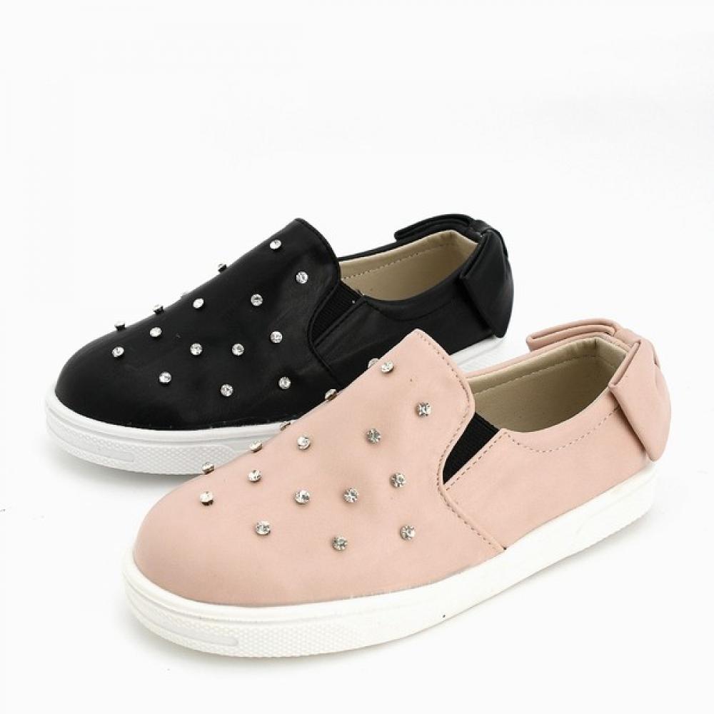 

Levisfoot Cubic Star Bow Kids Junior Girls Slip On blacks/220mm